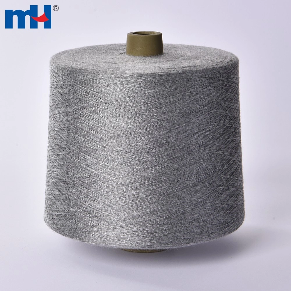 40S/2 Melange Grey 100% Polyester Spun Yarn for Socks Weaving