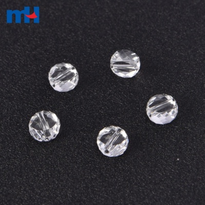 clear glass beads