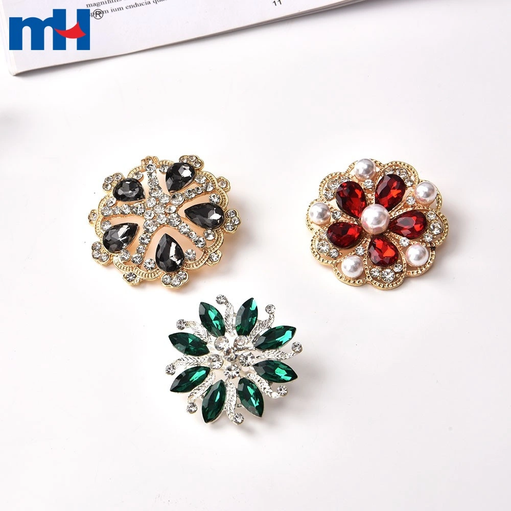 Crystal Rhinestone Brooch Pin for Wedding Dress