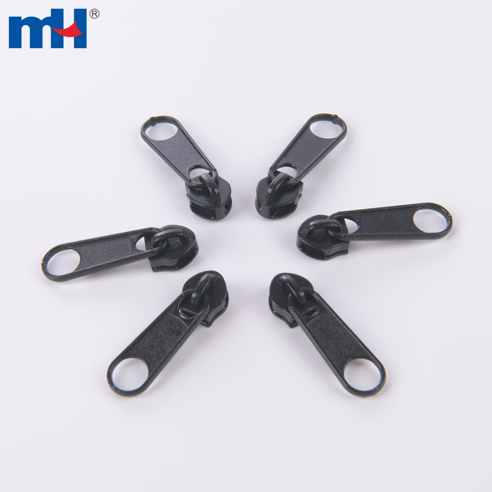 7 Non-lock Slider For Nylon Coil Zipper - Black