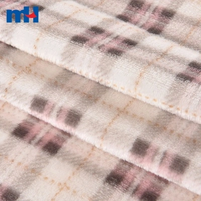 Plaid Flannel Fleece Fabric