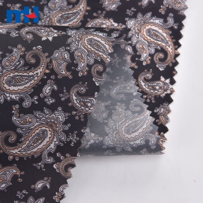 Paisley Printed Taffeta Lining Fabric