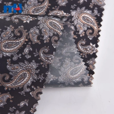 Paisley Printed Taffeta Lining Fabric