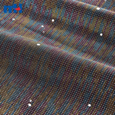 Sparkle Silver Interlock Fabric