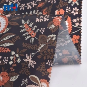 Taffeta Fabric with Printed Patterns