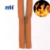 #5 Brass Fireproof/Retardant Metal Jeans Zipper