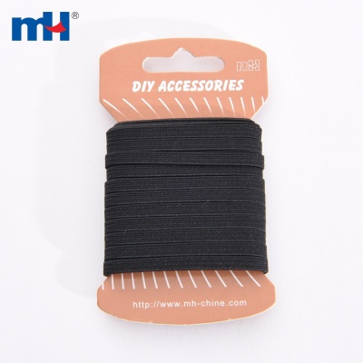 5mm Sewing Flat Elastic Black