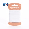 6mm 8cord Sewing Flat Elastic White