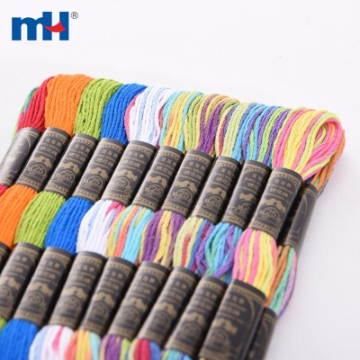 100% Cotton Embroidery Thread 8m/Skein