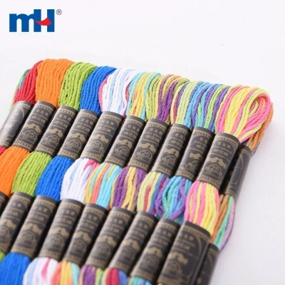 100% Cotton Embroidery Thread 8m/Skein