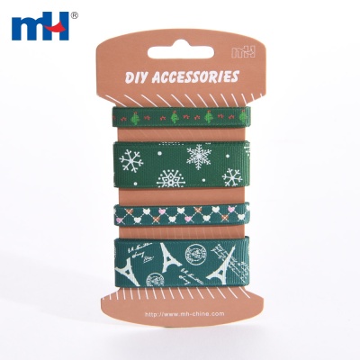 Assortment Printed Grosgrain Ribbon