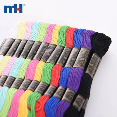 100% Cotton Embroidery Thread 8m*36 Skeins