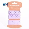 Cinta de grosgrain estampada violeta claro