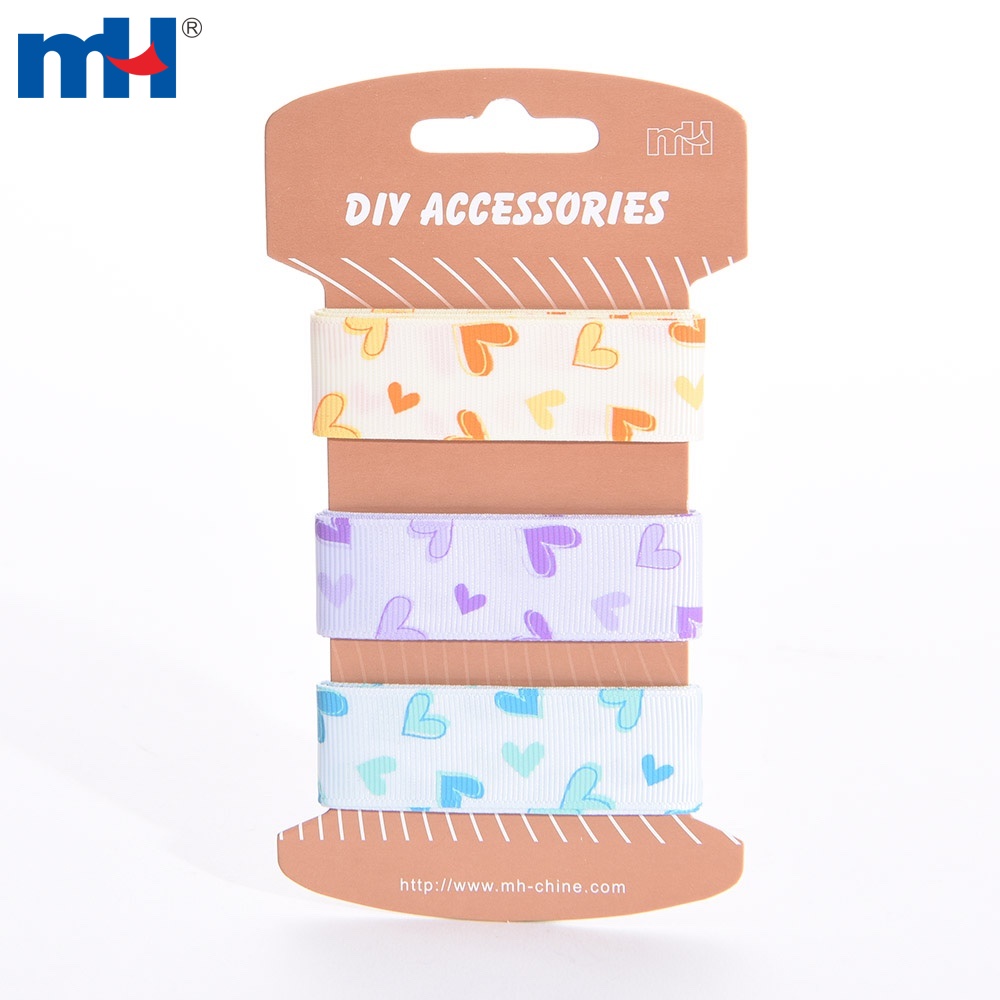 cinta del grosgrain del corazón
