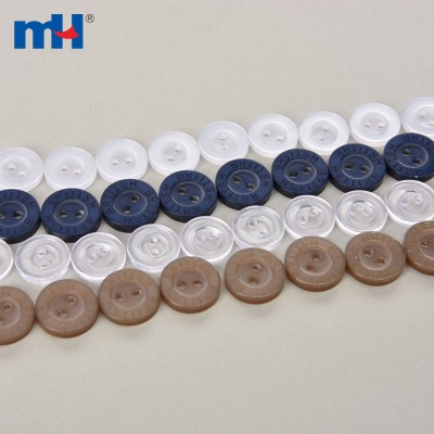 Resin Button with Round Groove