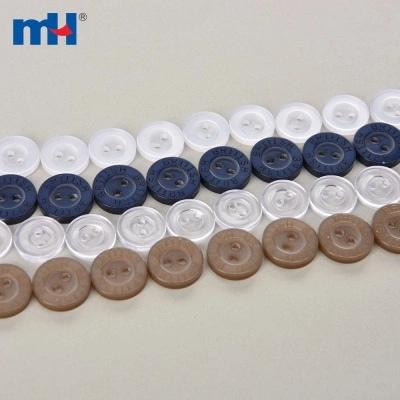 Resin Button with Round Groove