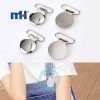 Round Metal Suspender Clips