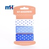 Star Print Grosgrain Ribbon