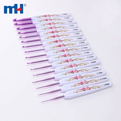 16pcs Crochet Hook Set