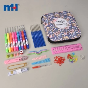 57Pcs Crochet Stitch Markers with Plastic Needles Knitting Markers Scissors  Kit