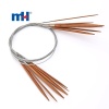 6pcs Fixed Wood Circular Knitting Needle