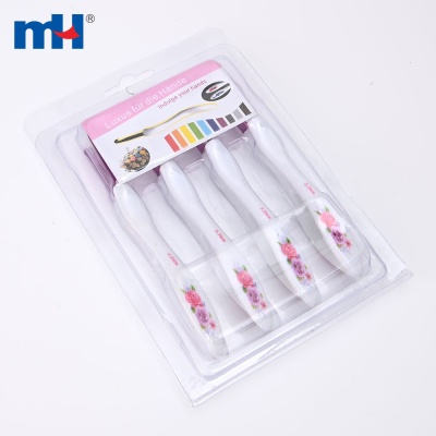 8 Pieces Aluminum Crochet Hook Set