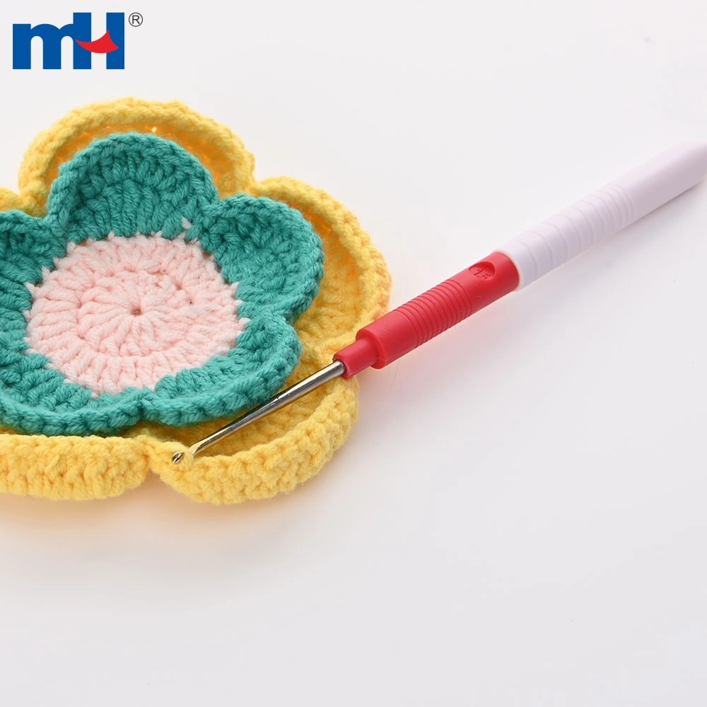 9 Types of Crochet Hook Knitting Set Gold Coated Hook Head