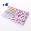 9pcs Handle Printed Crochet Hook Set