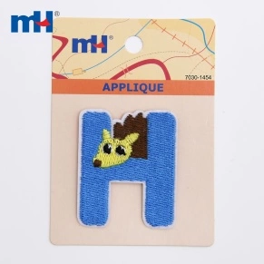Animal Alfabeto H Parches / Apliques