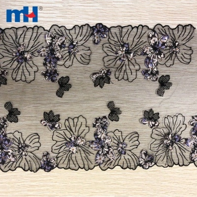 Double Scalloped Underwear Lace Material