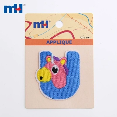 Patch Brodé Lettre U