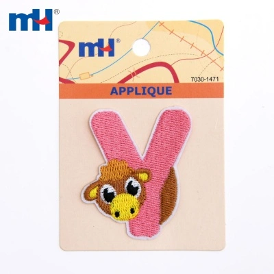 Lettres thermocollantes pour vêtements