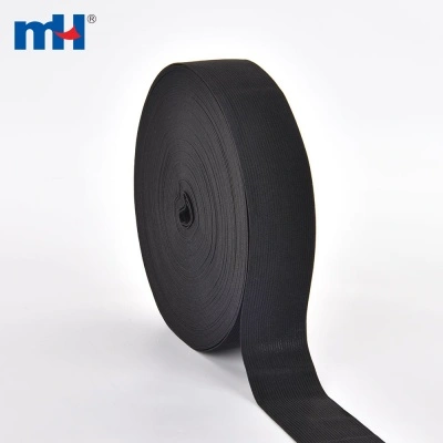 Bande élastique noire pour la couture