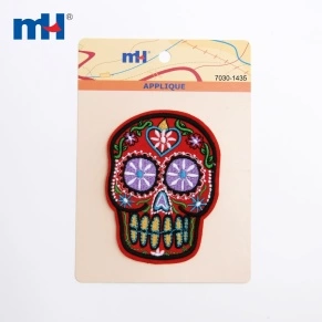 Parches Bordados Calavera