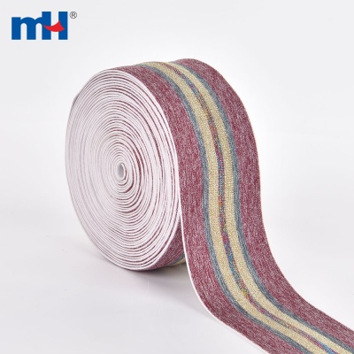 Striped Glitter Elastic