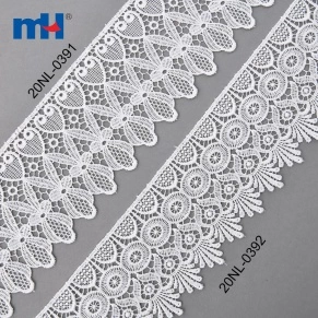 Scalloped Edge Guipure Chemical Lace