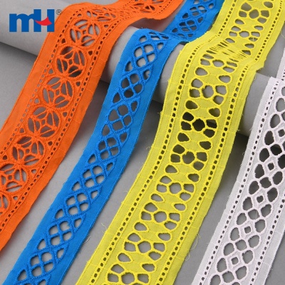 Garniture en dentelle de coton