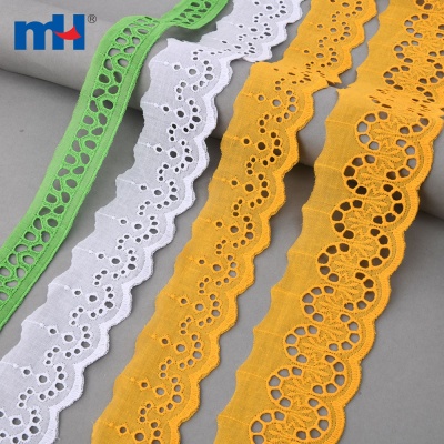 Garniture en dentelle de coton