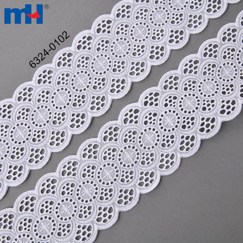 Natural Cotton Ribbon Lace Trimming Wholesale Price