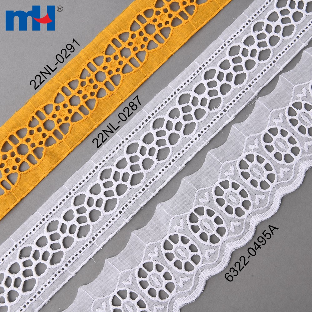 White Lace Trimmings Export from China's Factory Wholesale PrIce