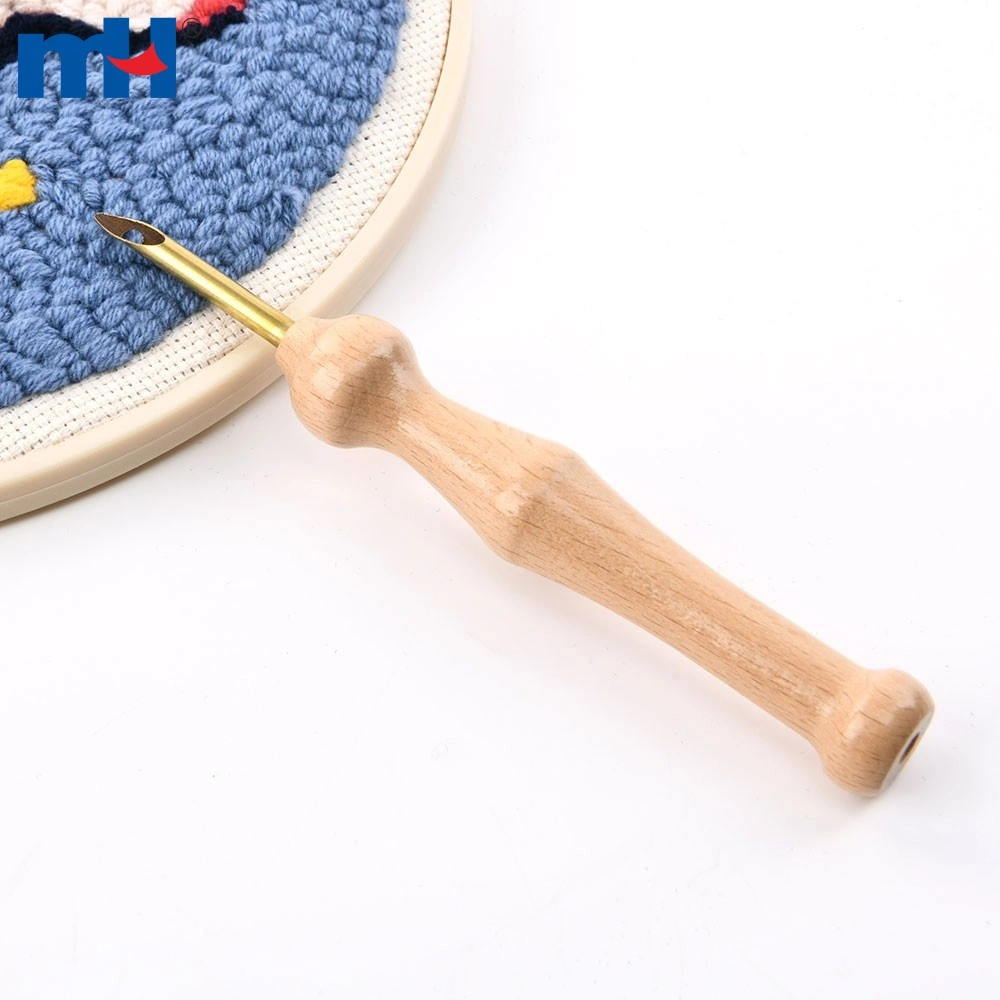 Wooden Punch Needle Tools Embroidery Pens for DIY Haberdashery