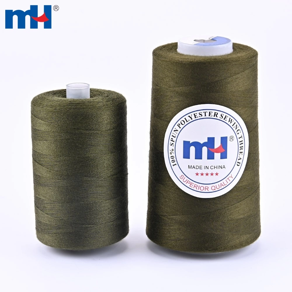 40S/2 5000 yard Polyester Sewing Thread Army Green