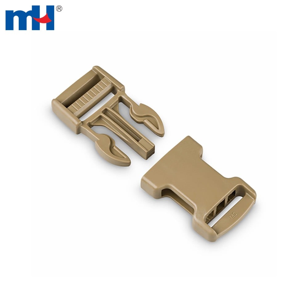 Boucles Plastique à Déclenchement Latéral - Lot De 2 - 32 Mm - Pour Sac à Dos, Sangles, Harnais, Bricolage
