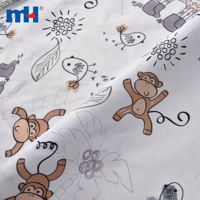 Cartoon Printed Bedsheet Fabric