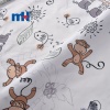 Tela de sábana con estampado de dibujos animados