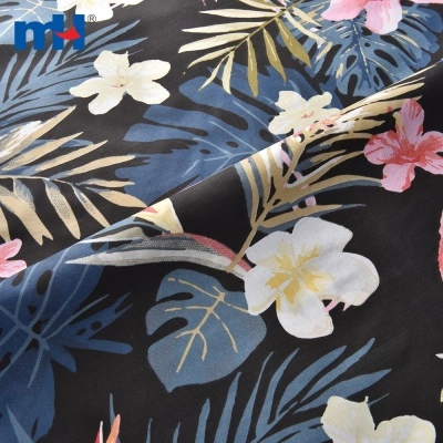 Leaf Printed Quilting Bedding Fabric