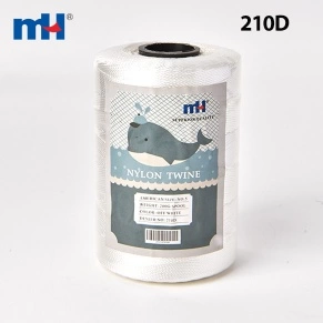 210D 100% poliéster, guita de pesca
