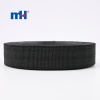 Cinta elástica para sofá de PE negro de 32 mm