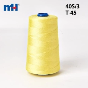 Hilo de coser 40S/3 T-45 100% poliéster