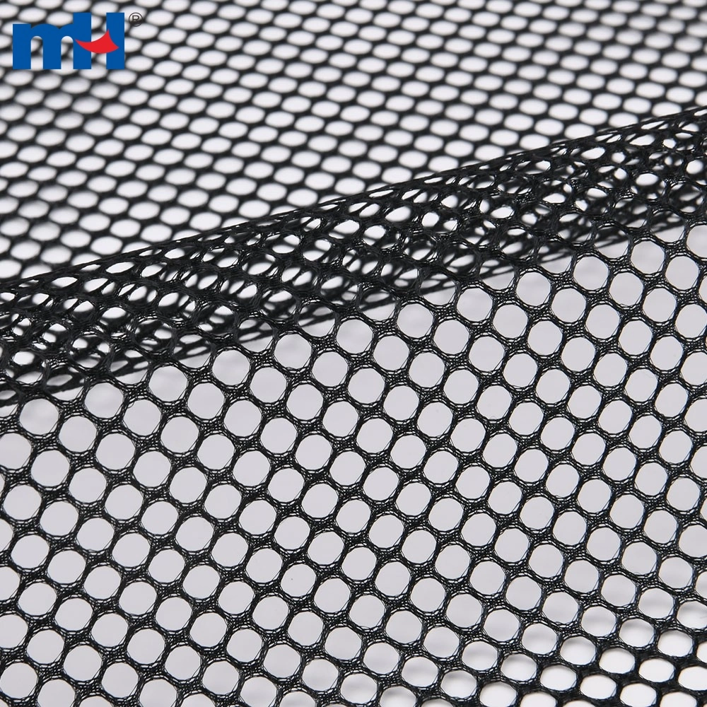 MAGFYLY Black Mesh Fabric For Sewing Polyester Sports Mesh Fabric